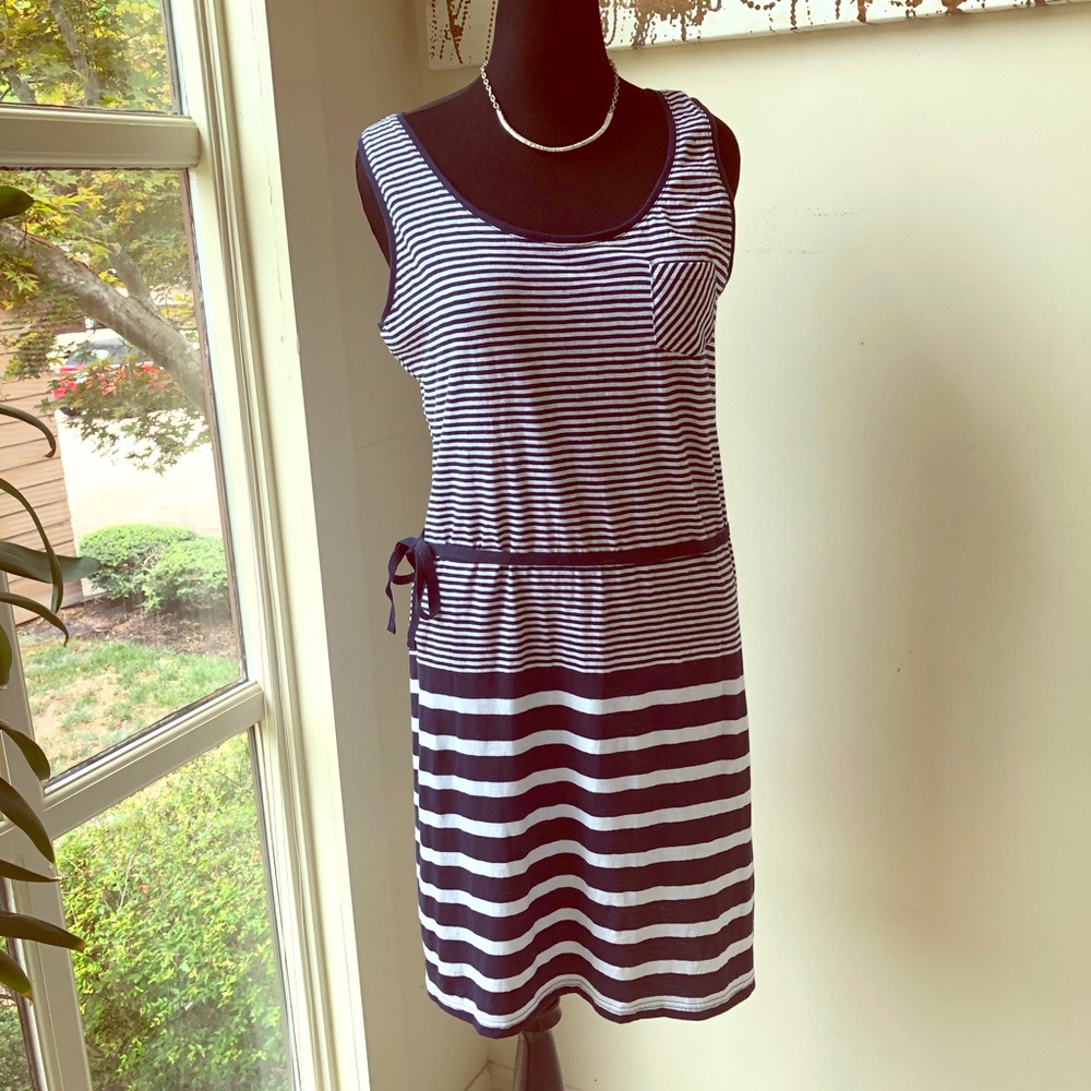 NWT Striped Tank Dress by Bass 💝